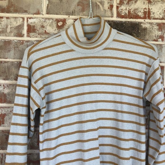 ANTHRO Vanessa Virginia Metallic Turtleneck Tunic XS - Picture 5 of 12